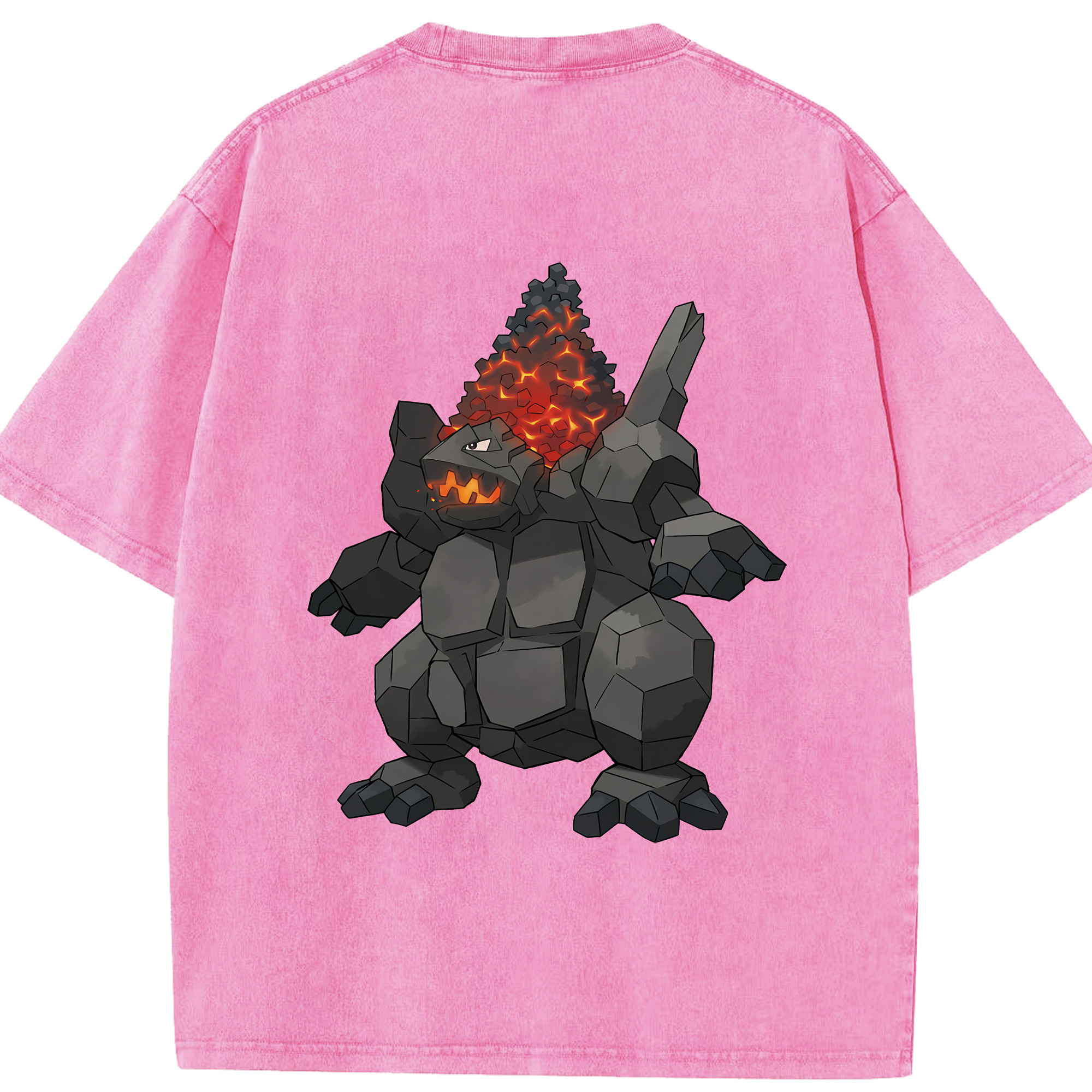 （画像用） ポケットモンスター Pokémon 綿100% ヴィンテージ風 半袖Tシャツ（背面プリント）